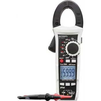 VOLTCRAFT VC740 Digital Clamp Meter, True RMS, 600 A, ISO Calibrated, IP54, CAT IV 600 V VC-8473105