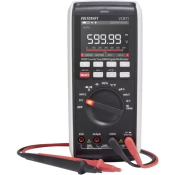 VOLTCRAFT VC871 True RMS Digital Multimeter with Data Logger, ISO Calibrated, CAT III 1000V / CAT IV 600V, 60000 Counts VC-13948590