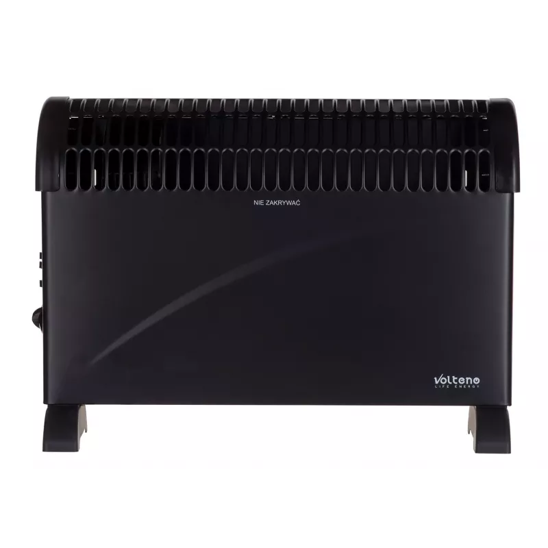 Volteno VO2783 Convector Heater 2000W - Fast Heating, Adjustable Thermostat, Overheat Protection, Freestanding, White