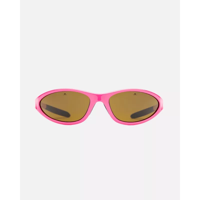 VUARNET A150X072121 Unisex Sunglasses - Rectangular Acetate Frame, Grey Mineral Glass Lenses, 60/20/145 mm
