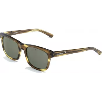 VUARNET Women's Sunglasses VL20020004162 - Black Acetate Frame, Pure Grey Mineral Glass Lenses, 52mm