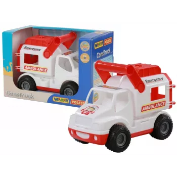 WADER POLESIE Auto ConsTruck Ambulance White Polesie 41913