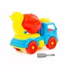WADER POLESIE Concrete Mixer Transport DIY Blocks 29 Pieces 84804