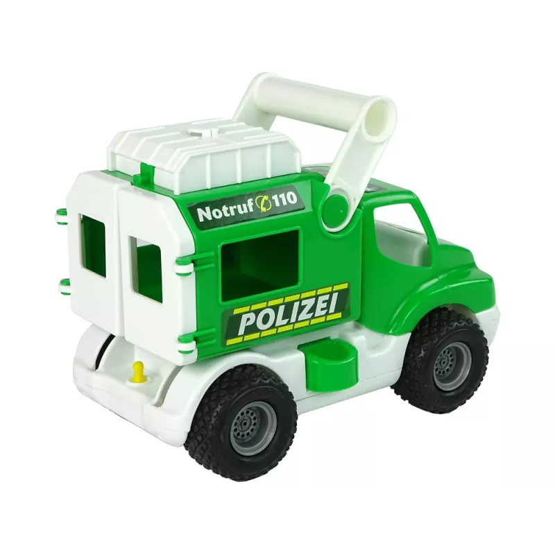 WADER POLESIE Police Car ConsTruck Green 41906
