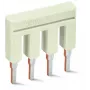 WAGO 2002-404 Through Terminal Block, 4-Conductor, 2.5 mm², 25 A, Grey
