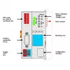 WAGO 750-348 ECO CANopen Fieldbus Coupler, D-sub 9-pin, 24 VDC, DIN-rail, Grey