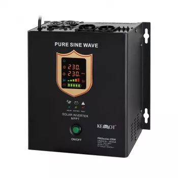 Wall-mounted solar inverter KEMOT PROsolar-2500 (24V 230V 25000VA/1800W)