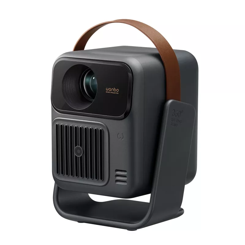 Wanbo ToGo Pro Portable Projector 1080p 500 ANSI Lumens Built-in Battery Google TV
