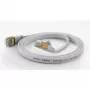 Wantec Flat FTP CAT6 Patch Cable 10m White