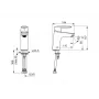 Washbasin Faucet XL 3911F SAGA Chrome Single-Lever Mixer