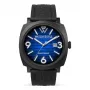 WATCHPEOPLE Women's 700992 Analog Quartz Watch 45mm Black Dial Genuine Leather Strap