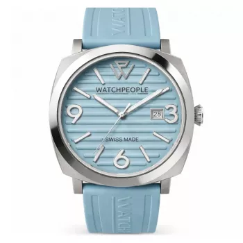 WATCHPEOPLE Women's 700996 Analog Quartz Watch 45mm Silver Stainless Steel