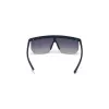 WEB EYEWEAR MAN Sunglasses WE0221-91X Rectangular Acetate Black Frame Grey Lens 54mm