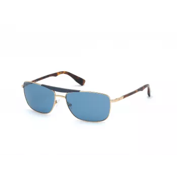 WEB EYEWEAR MAN Sunglasses WE0274-6032V Havana Green Rectangular Acetate 60/16/140 mm