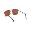 WEB EYEWEAR MAN WE0261-6036E Sunglasses Havana/Brown Acetate Frame Green Polycarbonate Lens 60/14/145 mm