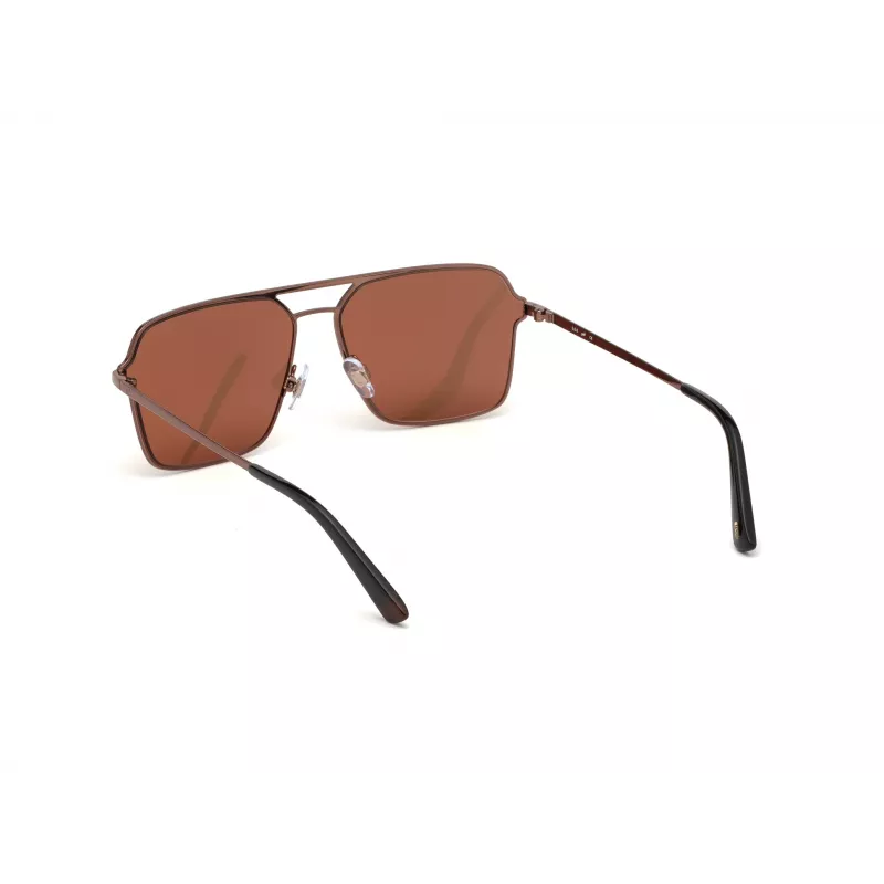 WEB EYEWEAR MAN WE0261-6036E Sunglasses Havana/Brown Acetate Frame Green Polycarbonate Lens 60/14/145 mm