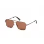 WEB EYEWEAR MAN WE0261-6036E Sunglasses Havana/Brown Acetate Frame Green Polycarbonate Lens 60/14/145 mm