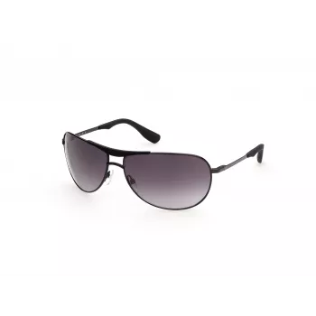 WEB EYEWEAR MAN WE0296-6601B Sunglasses Black Rectangle 66/14/125 mm