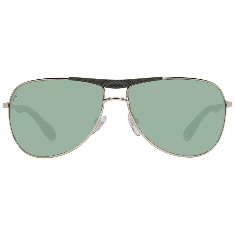 WEB EYEWEAR MAN WE0296-6632P Polarized Rectangular Sunglasses Black/Grey 66/14/125 mm