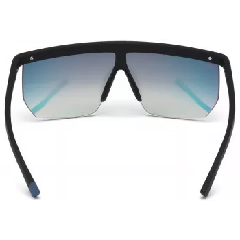 WEB EYEWEAR Men's Sunglasses WE0221-02Z Black Acetate Frame Grey Lens UV400
