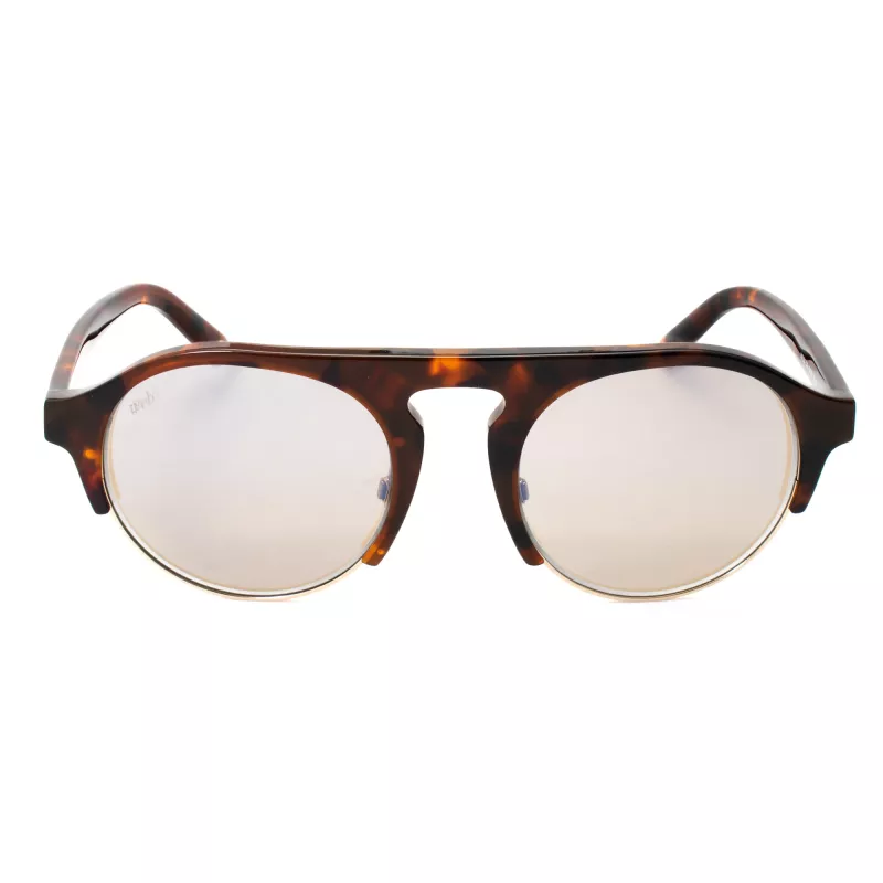 WEB EYEWEAR Men's Sunglasses WE0224-52G Havana Acetate Green Polycarbonate UV400 52mm
