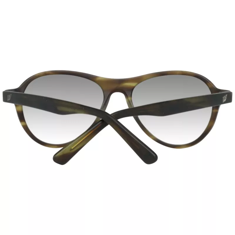 WEB EYEWEAR WE0128-5494N Unisex Sunglasses Havana Acetate Frame Brown Polycarbonate Lens 54mm