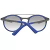 WEB EYEWEAR WE0143-4991X Unisex Sunglasses, Square Acetate Frame, Grey Lens, 49/22/140 mm