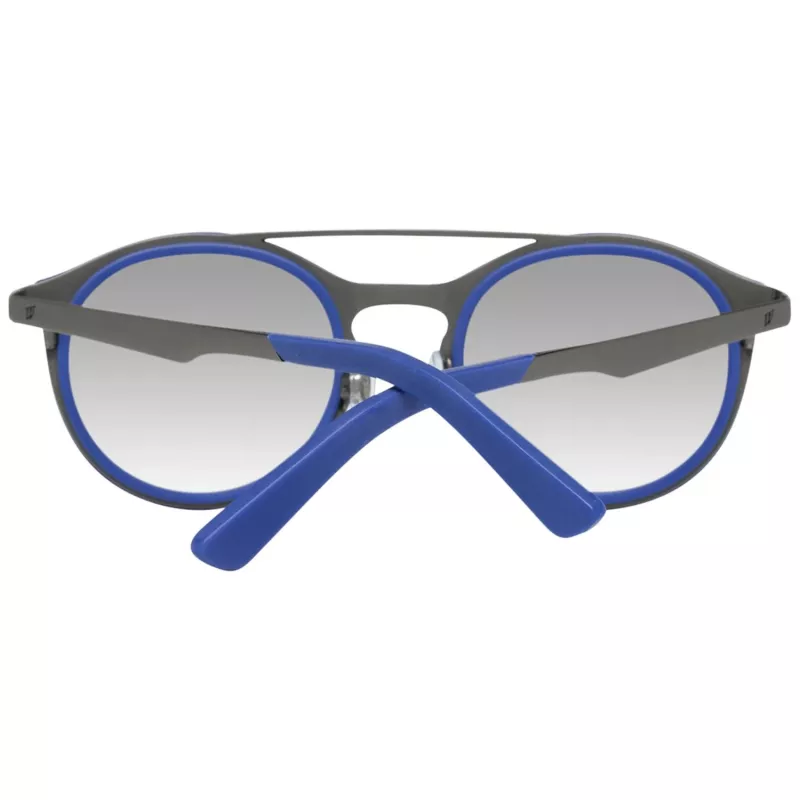 WEB EYEWEAR WE0143-4991X Unisex Sunglasses, Square Acetate Frame, Grey Lens, 49/22/140 mm