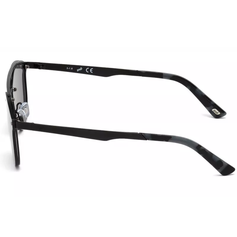 WEB EYEWEAR WE0189-02C Unisex Sunglasses - Black Frame Grey Lens 59mm