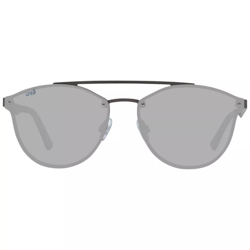 WEB EYEWEAR WE0189-5909V Unisex Square Sunglasses Havana Acetate Frame Brown Polycarbonate Lens 59mm