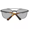 WEB EYEWEAR WE0190-0009C Unisex Sunglasses - Geometric Black Frame Grey Lens
