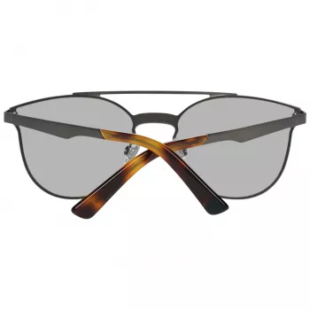 WEB EYEWEAR WE0190-0009C Unisex Sunglasses - Geometric Black Frame Grey Lens