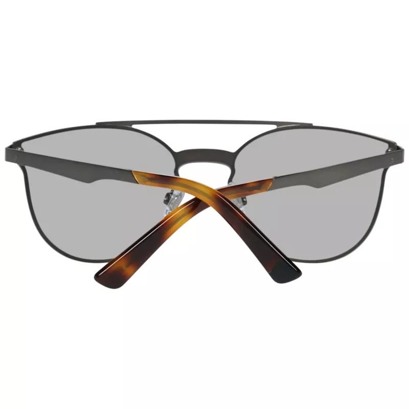 WEB EYEWEAR WE0190-0009C Unisex Sunglasses - Geometric Black Frame Grey Lens