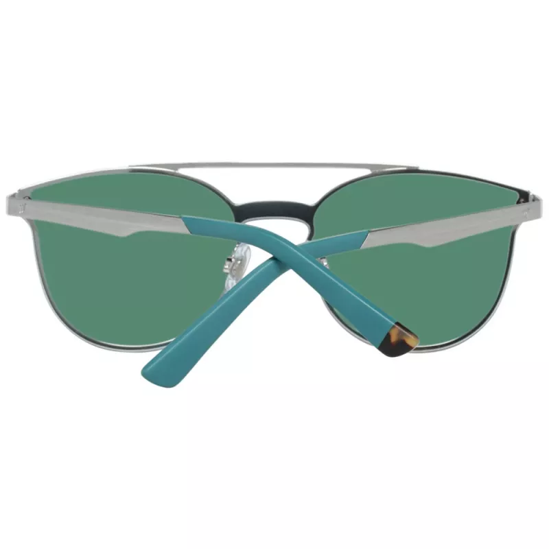 WEB EYEWEAR WE0190-09Q Unisex Sunglasses - Geometric Acetate Frame with UV400 Polycarbonate Lenses