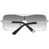 WEB EYEWEAR WE0202-16C Unisex Sunglasses Shiny Black Frame Grey Lens 54mm