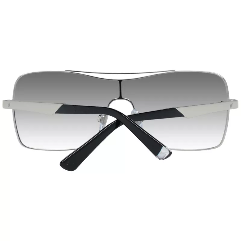WEB EYEWEAR WE0202-16C Unisex Sunglasses Shiny Black Frame Grey Lens 54mm
