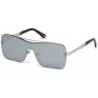 WEB EYEWEAR WE0202-16C Unisex Sunglasses Shiny Black Frame Grey Lens 54mm