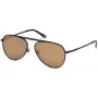 WEB EYEWEAR WE0206-02G Unisex Rectangular Sunglasses - Havana Acetate Frame, Green Polycarbonate Lenses, UV400 Protection