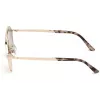 Web Eyewear WE0243-32G Unisex Pilot Sunglasses Gold Frame Brown Gradient Lens UV400 58mm