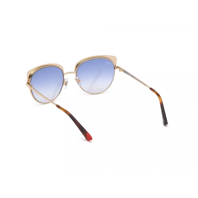 WEB EYEWEAR Women's Butterfly Sunglasses WE0271-5532W Havana Acetate Brown Gradient UV400 55/18/140