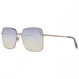 WEB EYEWEAR Women's Cat Eye Sunglasses WE0259-5734W Havana Acetate Brown Gradient Lens 57mm
