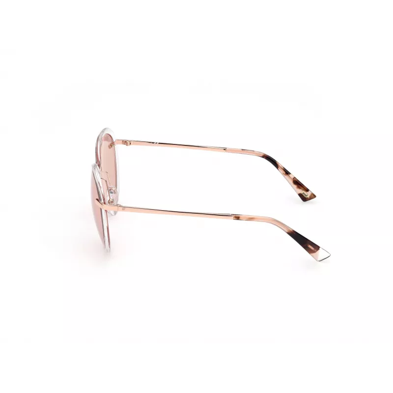 WEB EYEWEAR Women's Cat Eye Sunglasses WE0297-5726Z Brown Havana/Gold Tone