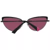 WEB EYEWEAR Women's Square Acetate Sunglasses WE0272-5901Z - Black Frame Grey Lens 59mm