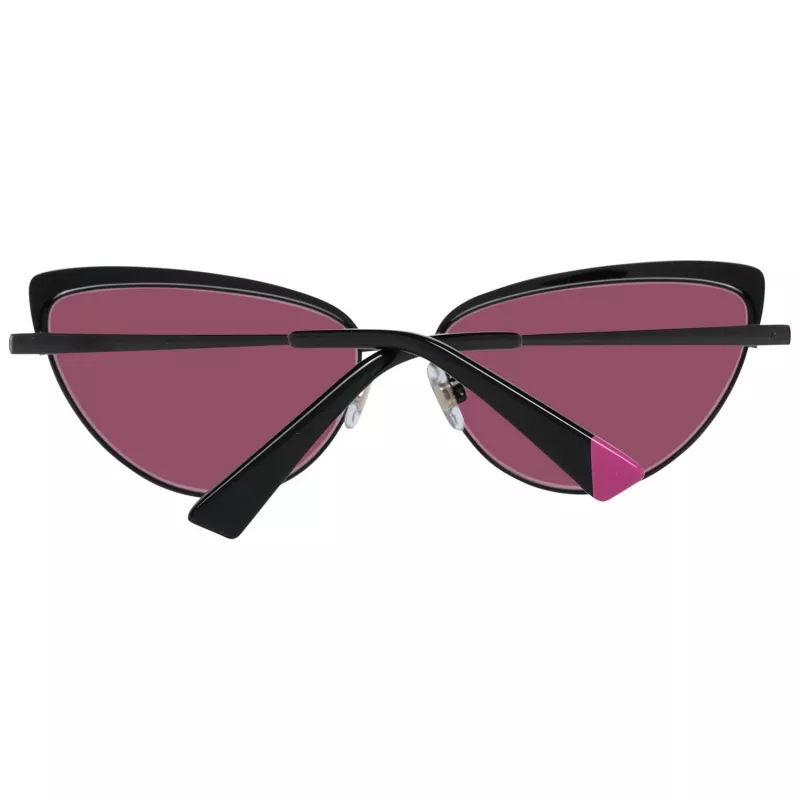 WEB EYEWEAR Women's Square Acetate Sunglasses WE0272-5901Z - Black Frame Grey Lens 59mm