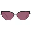 WEB EYEWEAR Women's Square Acetate Sunglasses WE0272-5901Z - Black Frame Grey Lens 59mm