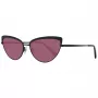 WEB EYEWEAR Women's Square Acetate Sunglasses WE0272-5901Z - Black Frame Grey Lens 59mm