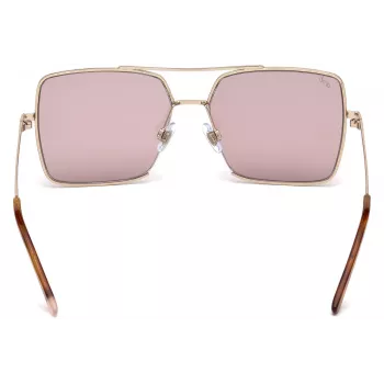 WEB EYEWEAR Women's Sunglasses WE0210-28Y Havana Brown Acetate Square Frame UV400