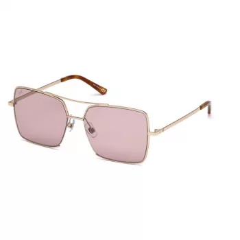 WEB EYEWEAR Women's Sunglasses WE0210-28Y Havana Brown Acetate Square Frame UV400