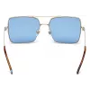 WEB EYEWEAR Women's Sunglasses WE0210-32V Havana/Brown Square Acetate 57mm