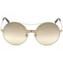 WEB EYEWEAR Women's Sunglasses WE0211-28G Gold Metal Frame Brown Gradient Lens 59mm